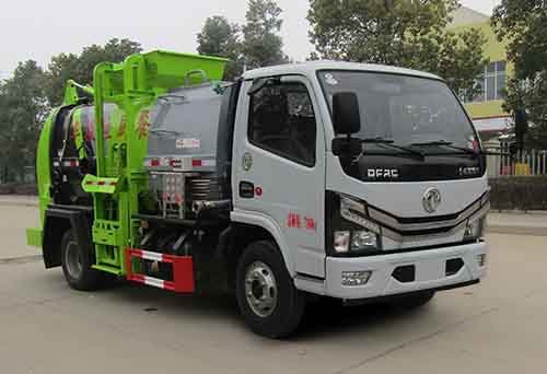 中汽力威牌HLW5070TCA6EQ型餐廚垃圾車