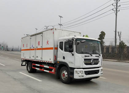 大力牌DLQ5180XDQEQ6型毒性氣體廂式運輸車