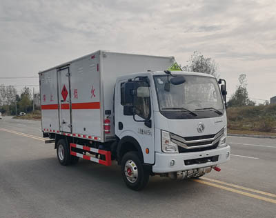 大力牌DLQ5041XRQEQ6型易燃?xì)怏w廂式運輸車